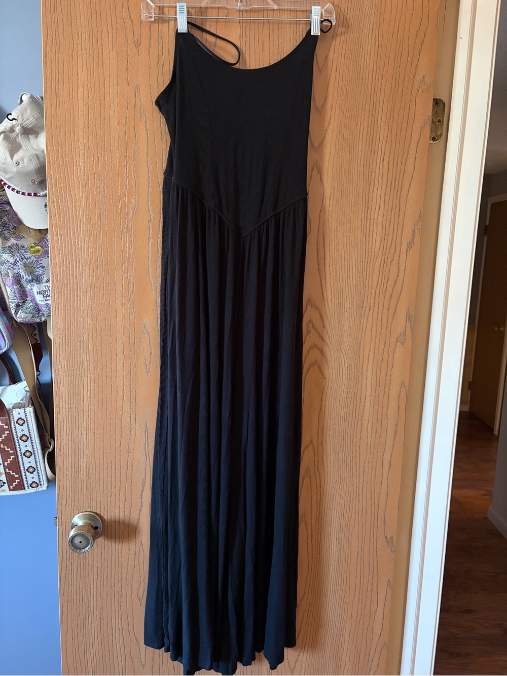 Black Women's Ribbed Jumpsuit- Soft and Sexy